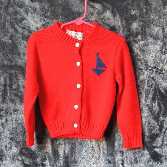 Florence Eiseman Other - Florence Eiseman Vibrant Red Knit Sweater Size 4